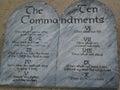 Ten Commandment Royalty Free Stock Photo