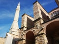 Ten commandments carved inthe two minarets donated by Suleyman the Magnificent to Hagia Sofia by the architec stone on a synagogue