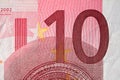 Ten Euro bill Royalty Free Stock Photo