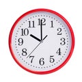 Ten hours on round dial Royalty Free Stock Photo