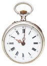 Ten o'clock on dial of retro watch Royalty Free Stock Photo