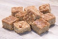 Ten oatmeal flapjacks