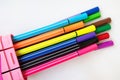 Ten pencil colorful Royalty Free Stock Photo