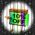 Ten Percent Reduced On Bags Shows 10 Promotions