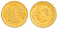 ten swedish Kronor coin Royalty Free Stock Photo