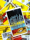 Ten of Swords Tarot Card Exhaustion Defeat Failure Ruin