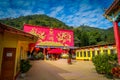 Ten Thousand Buddhas Monastery in Sha Tin, Hong Kong, China. Royalty Free Stock Photo