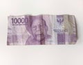 ten thousand Indonesian rupiah.