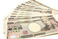 Ten thousands japanese yen bills