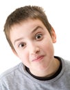 Ten-years-old boy Royalty Free Stock Photo