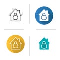 Tenant, resident, housekeeper, owner icon