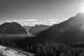 Tenaya Lake below Granite Mountains in Yosemite Royalty Free Stock Photo