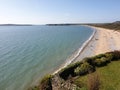 Tenby beach on a sunny day