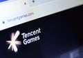 Tencent Games website logo