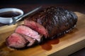 tender beef, cooked to perfection in sous-vide bag, and finished off with smoked barbecue sauce