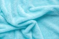 tender blue texture of towel folded like background