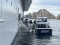 Tender Boats for the Carnival Panorama cruise ship tendered at Cabo San Lucas in Mexico