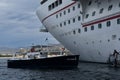 Tender Boats for the Carnival Panorama cruise ship tendered at Cabo San Lucas in Mexico