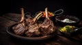 tender and delicious grilled rack of lamb Chops cooked in middle eastern style