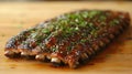 Tender, glazed ribs, ready to eat Royalty Free Stock Photo