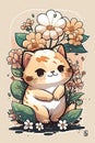 Tender Kitties with Flowers: A Whirlwind of Emotions in Every Soft Fluffball