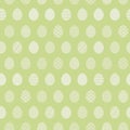 Tender light green pattern with Easter eggs