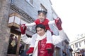 Tender moment between father and daughter Royalty Free Stock Photo