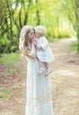 Tender photo mother and daughter