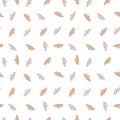 Tender summer seamless pattern of striped clouds. Perfect for scrapbooking, textile and prints.