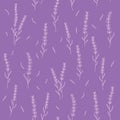 Lavender and leaves pattern