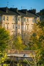 Tenement Flats in the Shawlands Neighborhood of the Southside of Glasgow Royalty Free Stock Photo