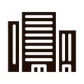 Tenement House Skyscraper Vector Icon