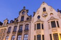 Tenement houses in Mechelen in Belgium