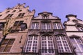 Tenement houses in Mechelen in Belgium