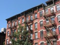 Tenement style apartments, New York City Royalty Free Stock Photo