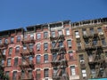 Tenement style apartments, New York City Royalty Free Stock Photo