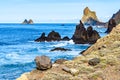 Tenerife,Canary islands,Spain - Benijo beach seen from Roque de las Bodegas