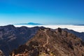 Tenerife and Gomera view from La Palma