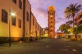 Tenerife, San Cristobal de la Laguna in beautiful sunset Royalty Free Stock Photo