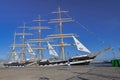 Krusenstern four-masted barque, Russian sail training ship Royalty Free Stock Photo