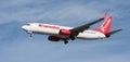 Tenerife, Spain January 13 st, 2024. Boeing 737-8GP Corendon Airlines flies in the blue sky