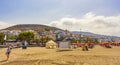 Beach Playa de Las Vistas Canary Spanish island Tenerife Africa Royalty Free Stock Photo