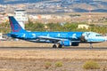 Brussels A330  at Tenerife South airport. Royalty Free Stock Photo