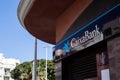 Entrance of a Caixabank counter in Tenerife Royalty Free Stock Photo