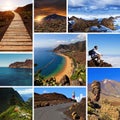 Tenerife Views Collage Royalty Free Stock Photo