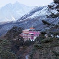 Tengboche Buddhist monastery in Sagarmatha, Nepal Royalty Free Stock Photo