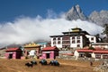 Tengboche Monastery, the best monastery in Khumbu Royalty Free Stock Photo