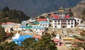 Tengboche Monastery, the best monastery in Khumbu valley Royalty Free Stock Photo