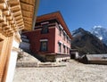 Tengboche Monastery, the best monastery in Khumbu valley Royalty Free Stock Photo