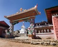 Tengboche Monastery, the best monastery in Khumbu valley Royalty Free Stock Photo